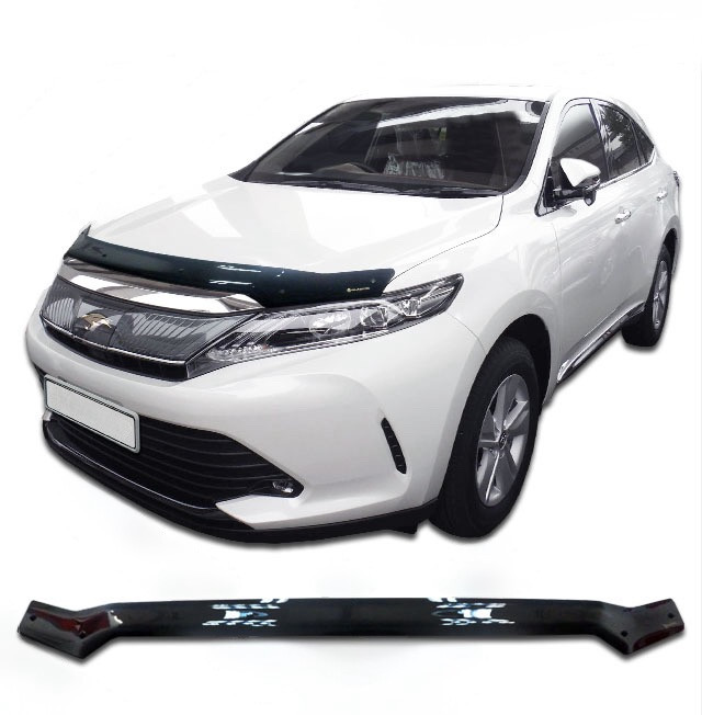 Дефлектор капота Toyota Harrier джип/suv 5 дв., III пок, III пок рест AVU65W, ZSU60W, ZSU65W (2013–2020) Дефлектор капота Toyota Harrier джип/suv 5 дв., III пок, III пок рест AVU65W, ZSU60W, ZSU65W (2013–2020)
