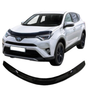 Дефлектор капота Toyota Rav4 IV поколение, джип/suv 5 дв., рестайлинг ALA49, ASA44, ZSA42, ZSA44 (2015 - 2019)