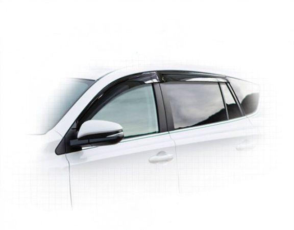 Ветровики дверей Toyota Rav4 IV поколение, джип/suv 5 дв., рестайлинг ALA49, ASA44, ZSA42, ZSA44 (2015 - 2019)